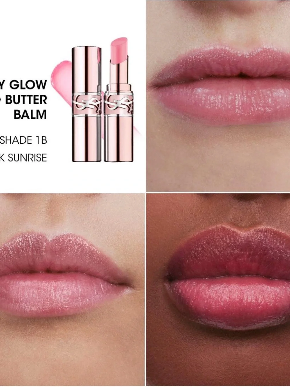 Yves Saint Laurent Sheer Candy Glow Lip Balm in Pink Sunrise BNIB - Travel Size!